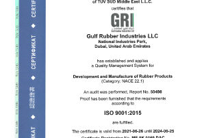 iso certificate 2021 gri gulf dubai